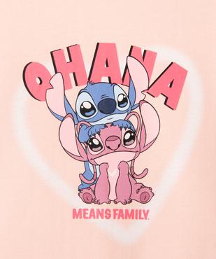 Sweat à motif Stitch fille - Disney vue2 - LILO & STITCH - GEMO