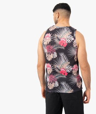 Débardeur homme à motifs fleuris vue3 - GEMO (HOMME) - GEMO