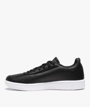 Baskets homme unies à lacets – Adidas Hoops 2.0 vue3 - ADIDAS - GEMO