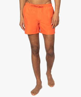 Short de bain homme uni vue1 - GEMO (PLAGE) - GEMO
