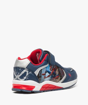 Baskets garçon en toile avec semelle clignotante et motif Spiderman vue4 - SPIDERMAN - GEMO