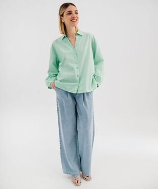 Chemise large manches longues rayée femme - LuluCastagnette vue11 - LULUCASTAGNETTE - GEMO
