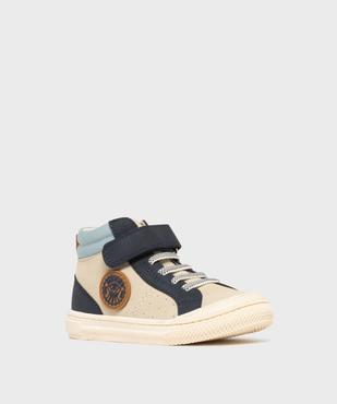 Baskets montantes à lacets élastiques et scratch garçon - BUGGY SHOES vue2 - BUGGY - GEMO