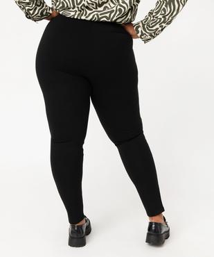 Leggings à pont en maille avec ceinture élastique femme grande taille vue3 - GEMO (G TAILLE) - GEMO