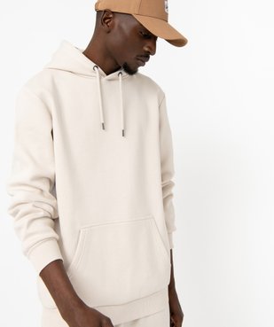 Sweat à capuche intérieur molletonné homme vue7 - GEMO 4G HOMME - GEMO