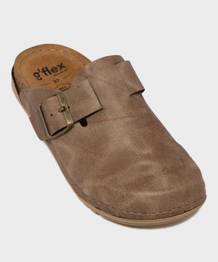 Sabots semelle intérieure cuir confort ultra légères femme - G'flex vue5 - G'FLEX - GEMO