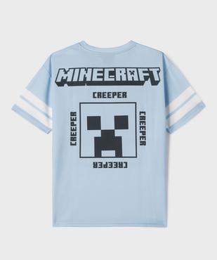Tee-shirt de sport imprimé garçon - Minecraft vue4 - MINECRAFT - GEMO