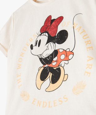 Tee-shirt bébé fille avec motifs Minnie - Disney vue2 - DISNEY DTR - GEMO