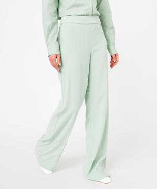 Pantalon de tailleur fluide avec pli marqué femme vue1 - GEMO(FEMME PAP) - GEMO