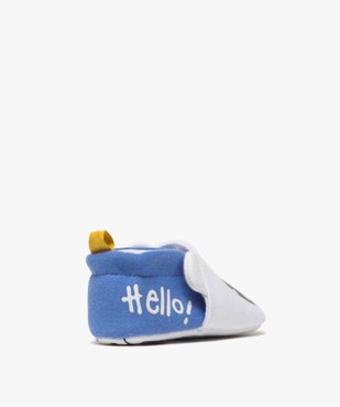 Chaussons de naissance bébé garçon imprimés chien vue4 - GEMO C4G BEBE - GEMO