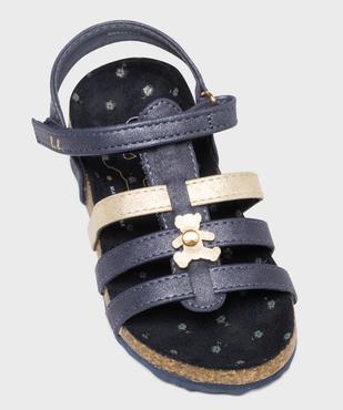 Sandales à brides irisées fille - LuluCastagnette vue5 - LULU CASTAGNETT - GEMO