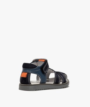 Sandales garçon à brides en cuir et fermeture scratch vue4 - Nikesneakers (ENFANT) - Nikesneakers