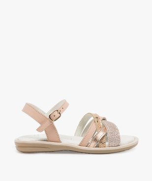 Sandales fille avec brides pailletées vue1 - Nikesneakers (ENFANT) - Nikesneakers