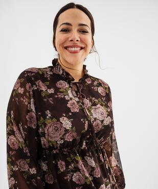 Robe longue femme grande taille vue2 - GEMO 4G GT - GEMO
