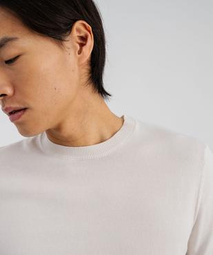 Tee-shirt manches courtes en maille homme vue2 - GEMO 4G HOMME - GEMO