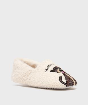 Chaussons pantoufles en fourrure imitation femme vue2 - GEMO(HOMWR FEM) - GEMO