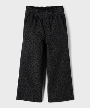 Jean Straight à taille élastique fille vue3 - GEMO 4G FILLE - GEMO