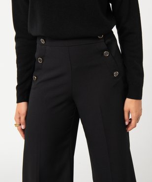 Pantacourt femme ample avec pont sur l’avant vue5 - GEMO(FEMME PAP) - GEMO