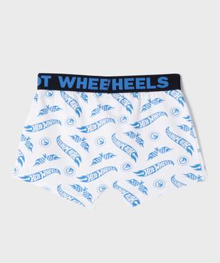 Boxers en coton stretch motif voitures de course garçon (lot de 3) - Hotwheels vue4 - HOT WHEELS - GEMO