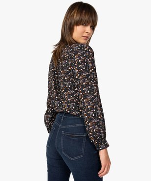 Chemise femme à motifs fleuris vue3 - GEMO(FEMME PAP) - GEMO