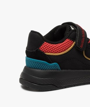 Baskets garçon colorées à lacets élastiques et scratch vue6 - GEMO (ENFANT) - GEMO