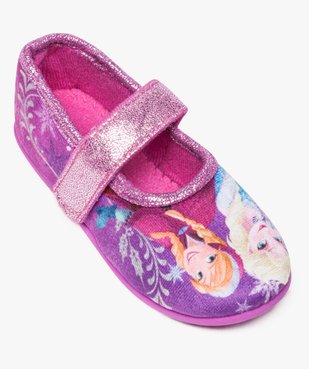 Chaussons fille à scratch pailleté - La Reine des Neiges vue5 - REINE DES NEIGE - GEMO