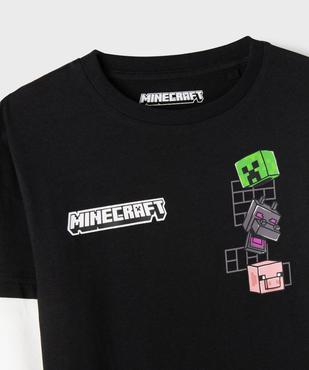 Tee-shirt manches longues effet 2 en 1 garçon - Minecraft vue3 - MINECRAFT - GEMO
