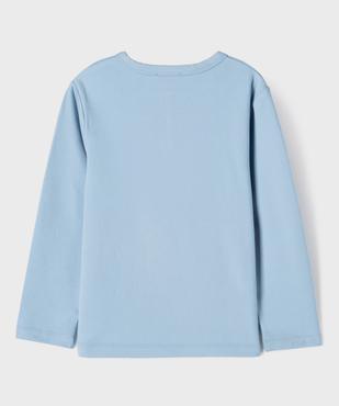 Tee-shirt manches longues chaud col tunisien garçon vue3 - GEMO (ENFANT) - GEMO