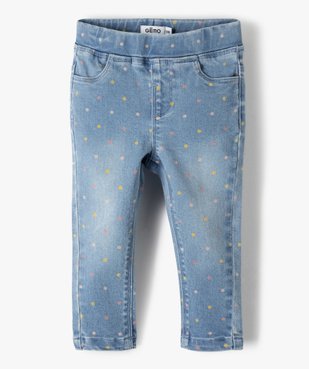 Jegging bébé fille à pois multicolores vue1 - GEMO(BEBE DEBT) - GEMO