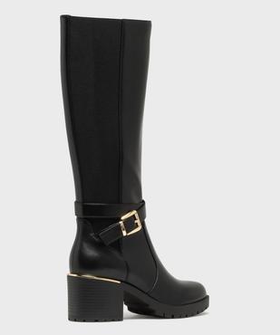 Bottes avec élastique sur la tige et brides cheville femme - Valentina Baldano vue11 - GEMO(URBAIN) - GEMO