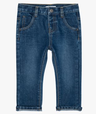 Jean bébé garçon coupe droite vue1 - GEMO(BEBE DEBT) - GEMO