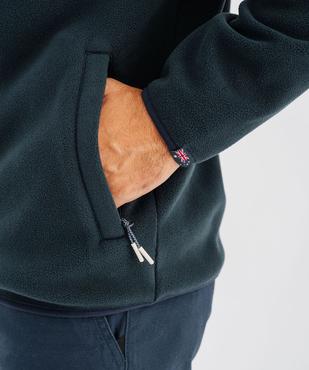 Sweat zippé en polaire avec col montant homme - Roadsign vue4 - ROADSIGN G4G - GEMO