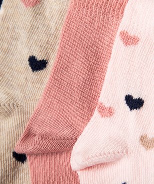 Chaussettes bébé fille modèles variés (lot de 5) vue2 - GEMO 4G BEBE - GEMO