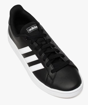 Baskets homme bicolores à lacets - Adidas Grand Court Base vue5 - ADIDAS - GEMO