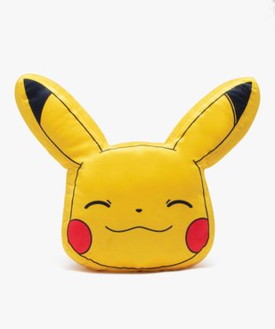 Coussin en forme peluche Pikachu - Pokemon vue1 - GEMO