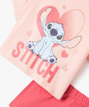 Pyjashort fille avec large motif pailleté Lilo et Stitch - Disney vue2 - LILO & STITCH - GEMO