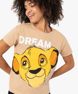 Tee-shirt femme coupe ample - Disney Animals vue2 - DISNEY DTR - GEMO