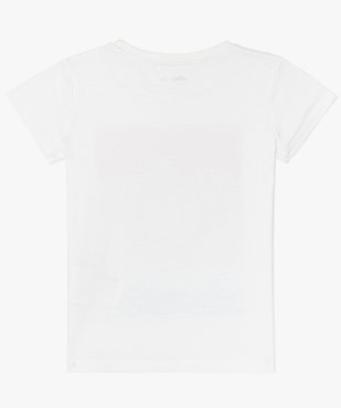 Tee-shirt fille avec motif en sequins réversibles vue3 - GEMO (ENFANT) - GEMO