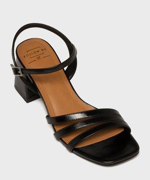 Sandales à talon trapèze et multibrides femme - Follow Me vue5 - FOLLOW ME - GEMO