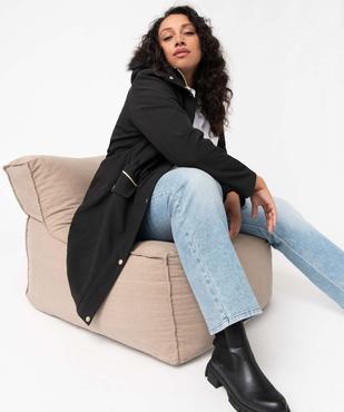 Manteau à capuche fantaisie femme grande taille vue9 - GEMO (G TAILLE) - GEMO