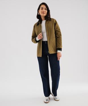 Veste col velours femme vue1 - GEMO 4G FEMME - GEMO
