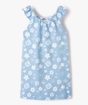 Chemise de nuit fille à motifs fleuris vue1 - GEMO (ENFANT) - GEMO