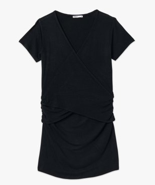 Tee-shirt de grossesse et allaitement cache-cœur vue4 - GEMO (MATER) - GEMO