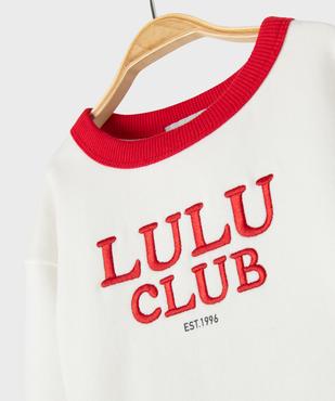 Sweat en molleton douillet bébé garçon - LuluCastagnette vue3 - LULU CASTAGNETTE GEMO FOR GOOD - GEMO