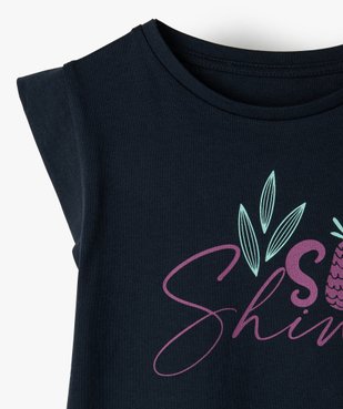 Débardeur fille avec motif exotique vue2 - GEMO (ENFANT) - GEMO
