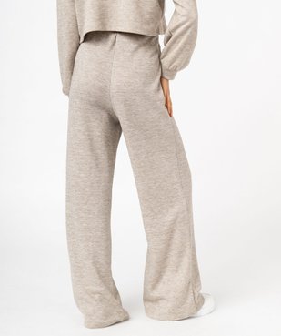 Pantalon en maille pailletée coupe large femme vue3 - GEMO(FEMME PAP) - GEMO