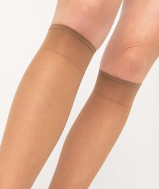 Mi-bas mousse résistants femme (lot de 3) vue2 - GEMO(HOMWR FEM) - GEMO