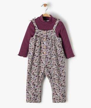 Ensemble bébé fille 2 pièces vue1 - GEMO(BEBE DEBT) - GEMO
