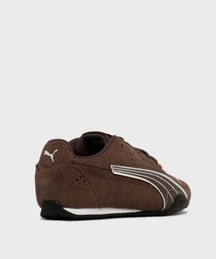 Baskets basses à lacets en cuir suédé Catch femme - Puma vue4 - PUMA - GEMO