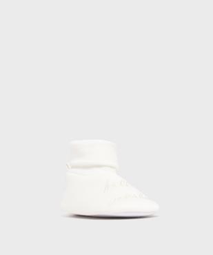 Chaussons de naissance avec message brodé - Little Love vue2 - LITTLE LOVE GEMO FOR GOOD - GEMO